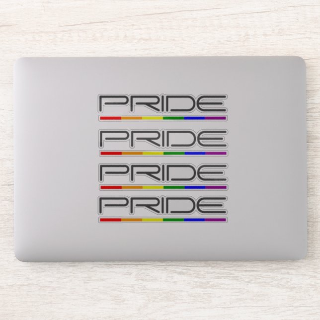 Adesivo Cores do orgulho Orgulho Gay (Computador)