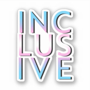 Adesivo Cores Trans Inclusivas
