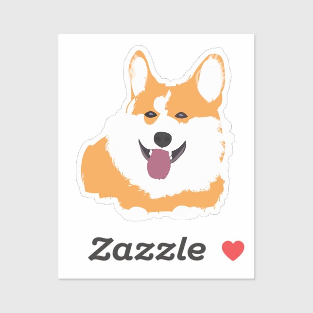 Adesivo Corgi - Pet Animal (Folha)