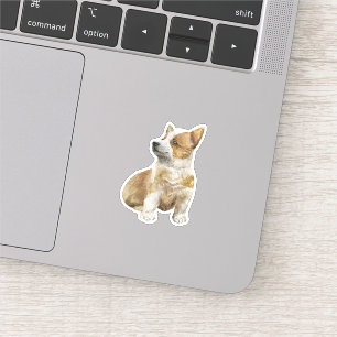 Adesivo Corgi Puppy Cartoon Dog
