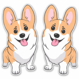 Adesivo Corgi Sticker