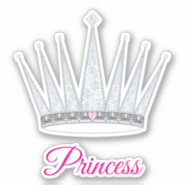 Adesivo Coroa com diamantes falsos