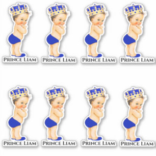 Adesivo Coroa pequena do ouro dos azuis marinhos do