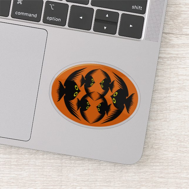 Adesivo Coroas de Halloween Formatadas (Detalhe)