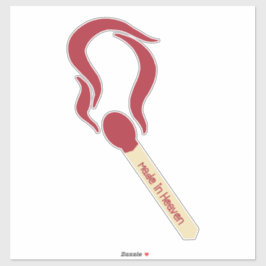 Adesivo Correspondência Feita no Céu