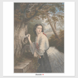 Adesivo Correspondente Secreto: Nota de Garota para o Amor