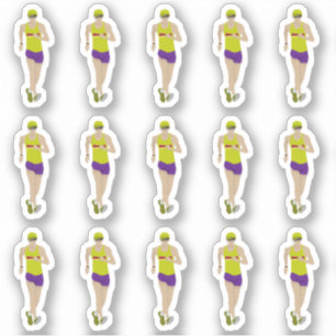 Adesivo Corrida Andando