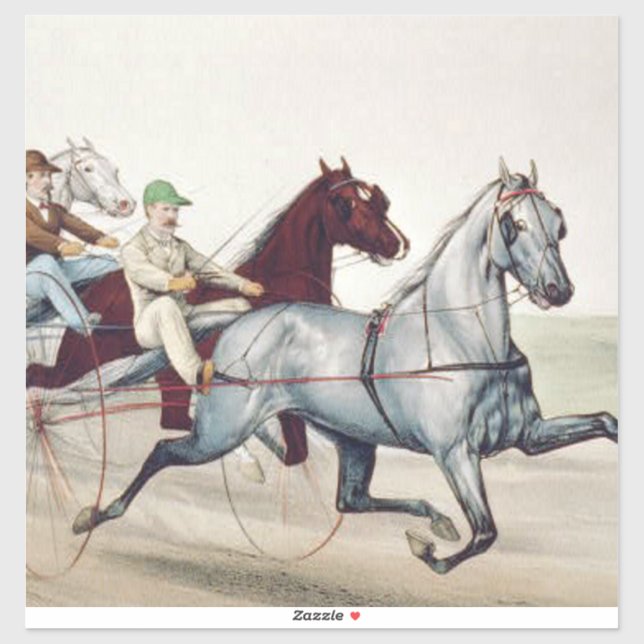 Adesivo Corrida de arnês superior (Folha)