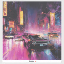 Corrida noturna em Vibrant City