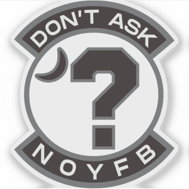 Adesivo Corte personalizado "NOYFB" (Frente)
