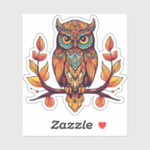 Coruja em uma Ramificação