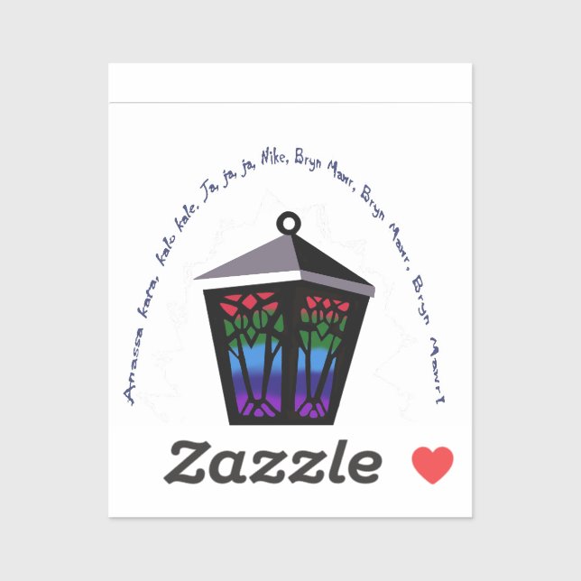 Adesivo Coruja Lanterna Sticker (Folha)