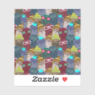 Adesivo Coruja na coroa