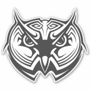 Adesivo Corujas de aves de tribo