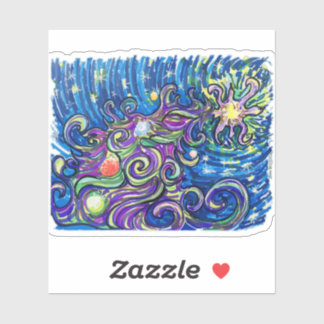 Adesivo Cosmic Christmas Tree