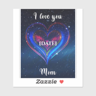 Adesivo Cosmic Heart 2026 / Corazón Galaxia 2026