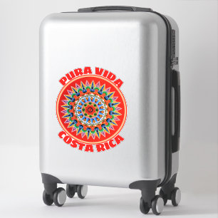 Adesivo Costa Rica Oxcartalgo Pura Vida