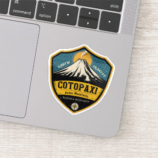 Adesivo Cotopaxi Volcano Ecuador National Park Badge
