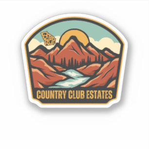 Adesivo Country Club Estates, Geórgia