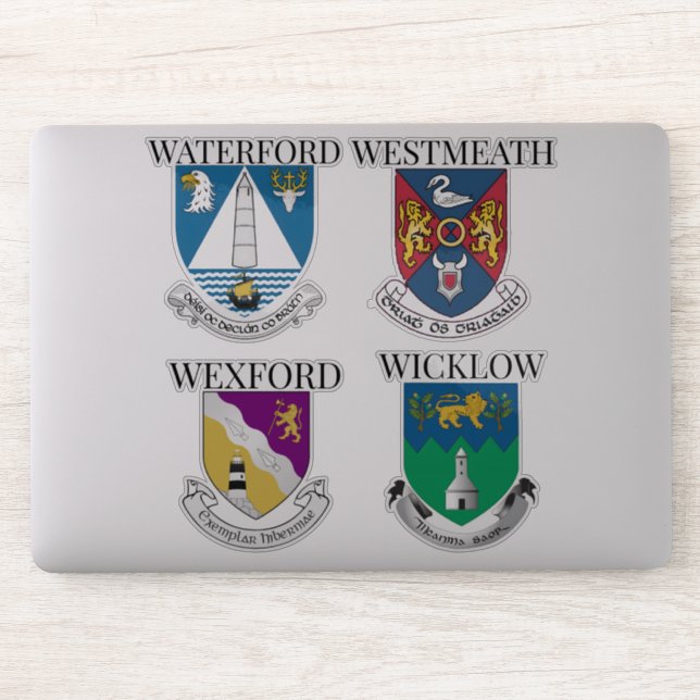Adesivo County Crests of Ireland Sticker Series 29-32 (Computador)