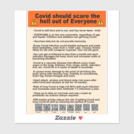 Adesivo Covid deveria assustar todos