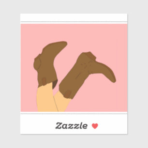 Adesivo Cowboy Boots