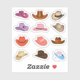 Adesivo Cowboy Hat Stickers