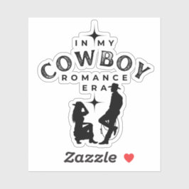Adesivo Cowboy Romance Era Romance Reader Sticker