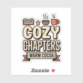 Adesivo Cozy Chapters Warm Cocoa Holiday