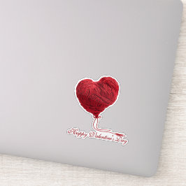 Adesivo Cozy Yarn Heart for Valentines