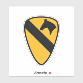 Adesivo crachá da Divisão de Cavalaria de 1rua (Estados Un