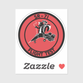 Adesivo CRACHÁ de provas de voo SR-71