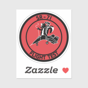 Adesivo CRACHÁ de provas de voo SR-71