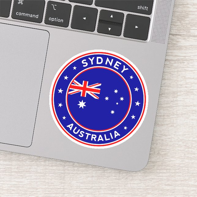 Adesivo Crachá de Sydney (Detalhe)