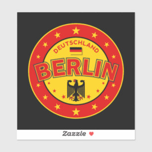Adesivo Crachá do Berlin Sticker