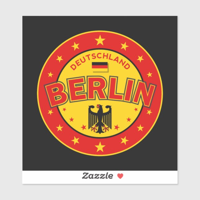 Adesivo Crachá do Berlin Sticker (Folha)