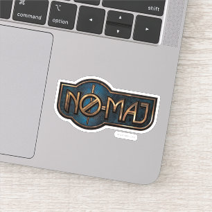 Adesivo Crachá Dourado e Marble NO-MAJ™