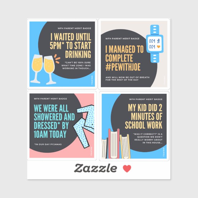 Adesivo Crachás de Mérito Pai (Folha)