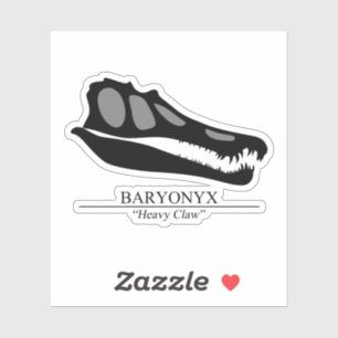 Adesivo Crânio de Baryonyx