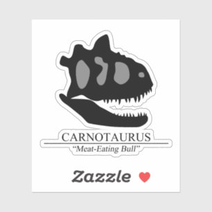 Adesivo Crânio de Carnotaurus