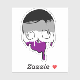 Adesivo Crânio de Driblagem do Orgulho Ace