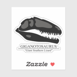 Adesivo Crânio de Giganotossauro