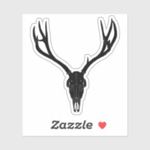 Crânio de Veado Mula Personalizável