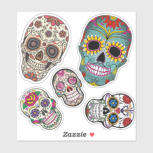 Adesivo Crânios de Muerte