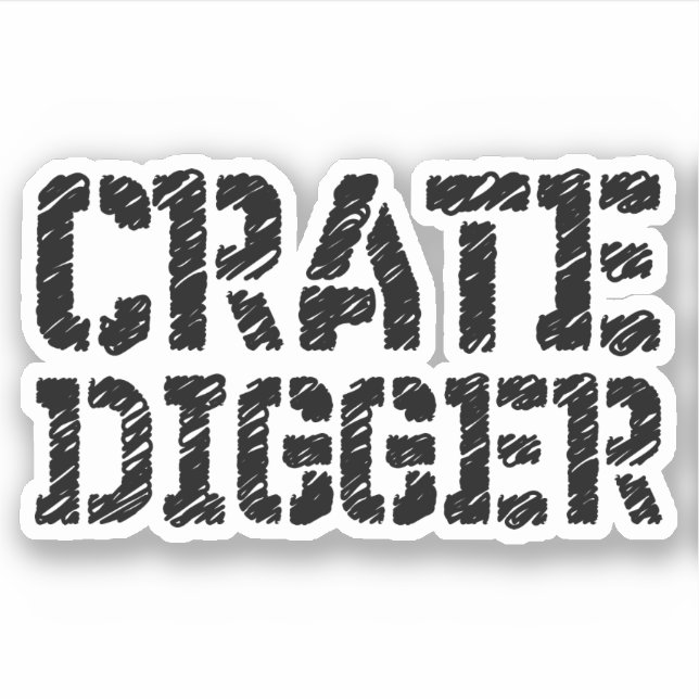Adesivo Crate Digger (Frente)