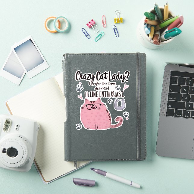Adesivo Crazy Cat Lady? Funny Cat Lover Gift  (Capa para iPad)