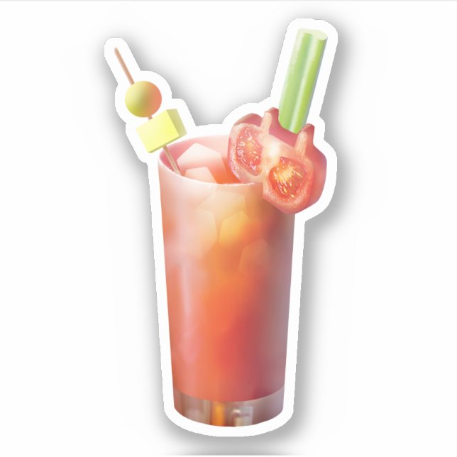 Adesivo Creative Bloody Mary Cocktail (Frente)