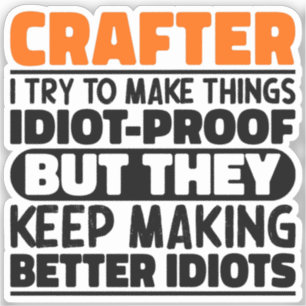 Adesivo Credo Tento Fazer Coisas Engraçadas Dizendo Caralh