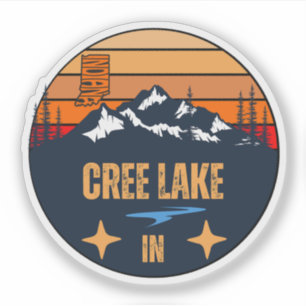 Adesivo Cree Lake, Indiana