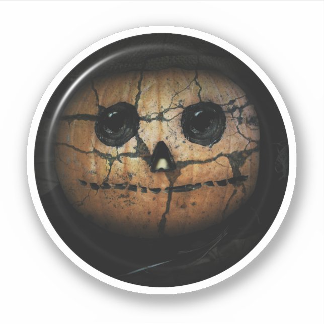 Adesivo Creepy Jack - O-lanterno Halloween (Frente)